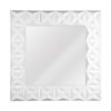 Acroya Square 3D Effect Wall Mirror In White