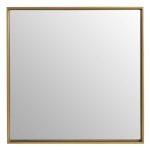 Andstima Small Square Wall Bedroom Mirror In Gold Frame