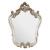Cikroya Rose Crest Wall Mirror In Champagne