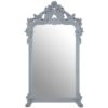 Grepoya Decorative Crest Wall Mirror In Grey