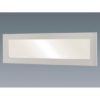 Renoir Rectangular Wall Mirror In Taupe And Grey Gloss