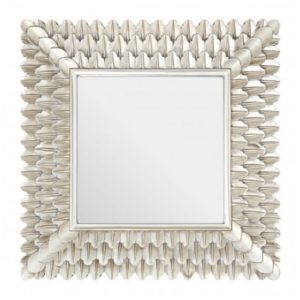 Sally Square Wall Bedroom Mirror In Luxurious Gold Frame