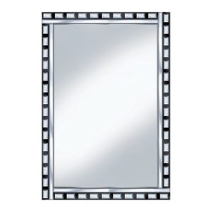 Black & Clear Design 120×80 Large Mirror, PO939