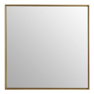 Andstima Large Square Wall Bedroom Mirror In Gold Frame