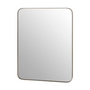 Micos Rectangular Wall Bedroom Mirror In Silver Frame