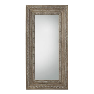 Arcadia Leaner Floor Mirror In Greywash And Natural