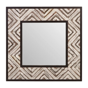 Orphee Wall Mirror With Black Wooden Frame