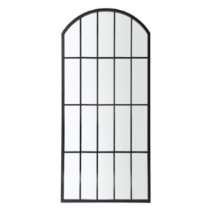Kamila Outdoor Mirror In Black Frame